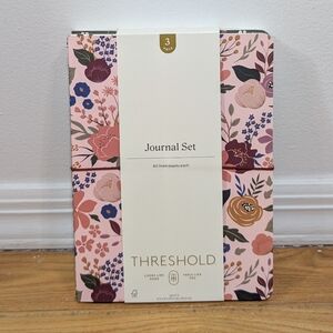 Threshold Pink Floral Journal Set